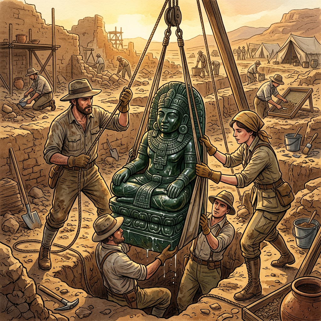 Rare 10th-Century 'Somavamsi' Dynasty Temple with Intact 'Green-Chlorite' Vishnu-Surya Idol Uncovered in Rural Balangir, Odisha