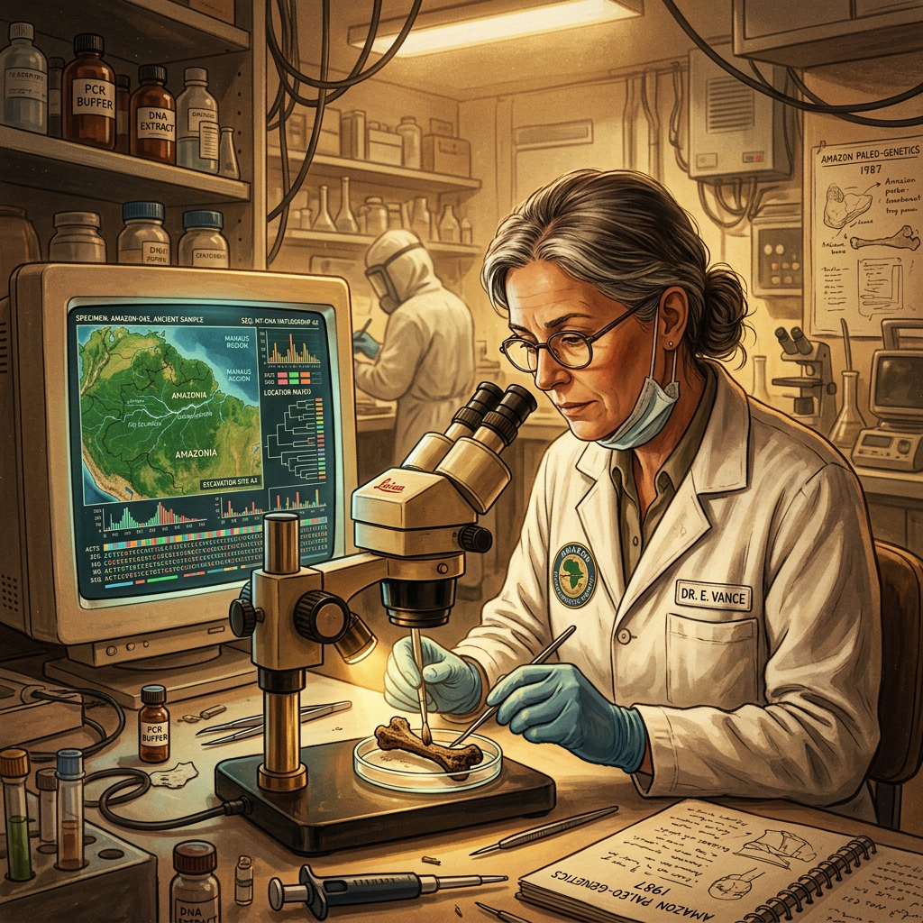 Genomic Analysis of 8,500-Year-Old 'Tapajos' Remains Identifies Earliest Genetic Selection for Soil-Carbon Management in the Amazon