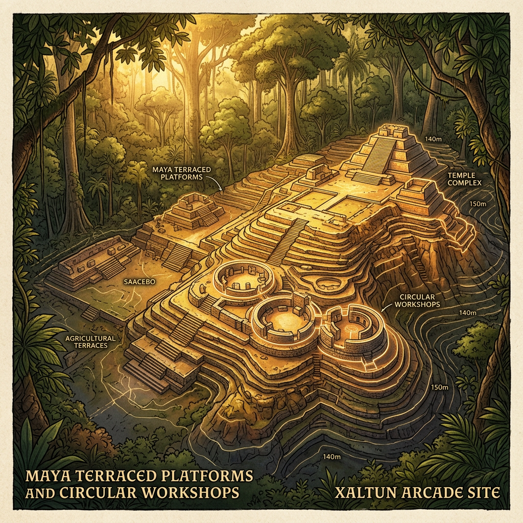 LiDAR Mapping Identifies a Massive 8th-Century 'Maya Obsidian-Mirror Polishing Complex' in the Guatemalan Highlands