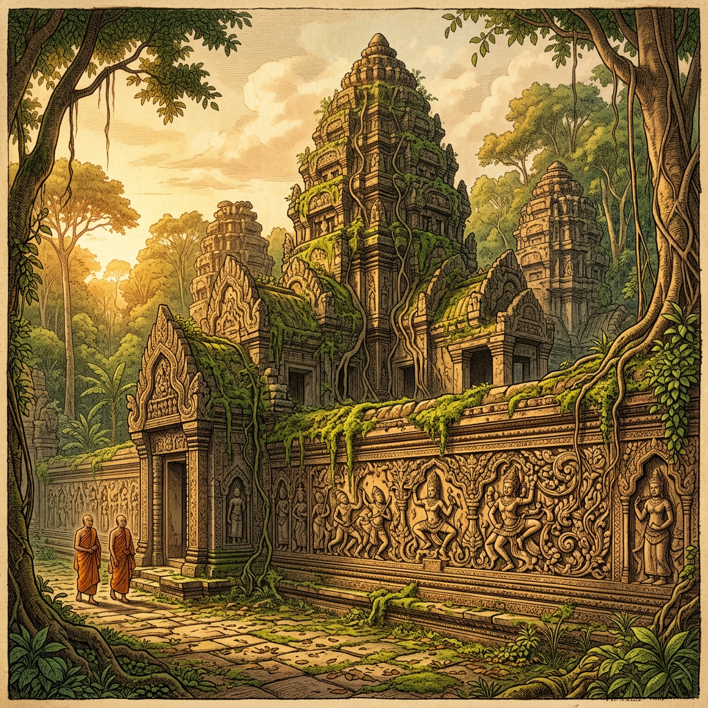 10th-Century 'Arakanese' Buddhist Temple with Intact Sandstone Friezes Discovered in Myanmar's Rakhine State