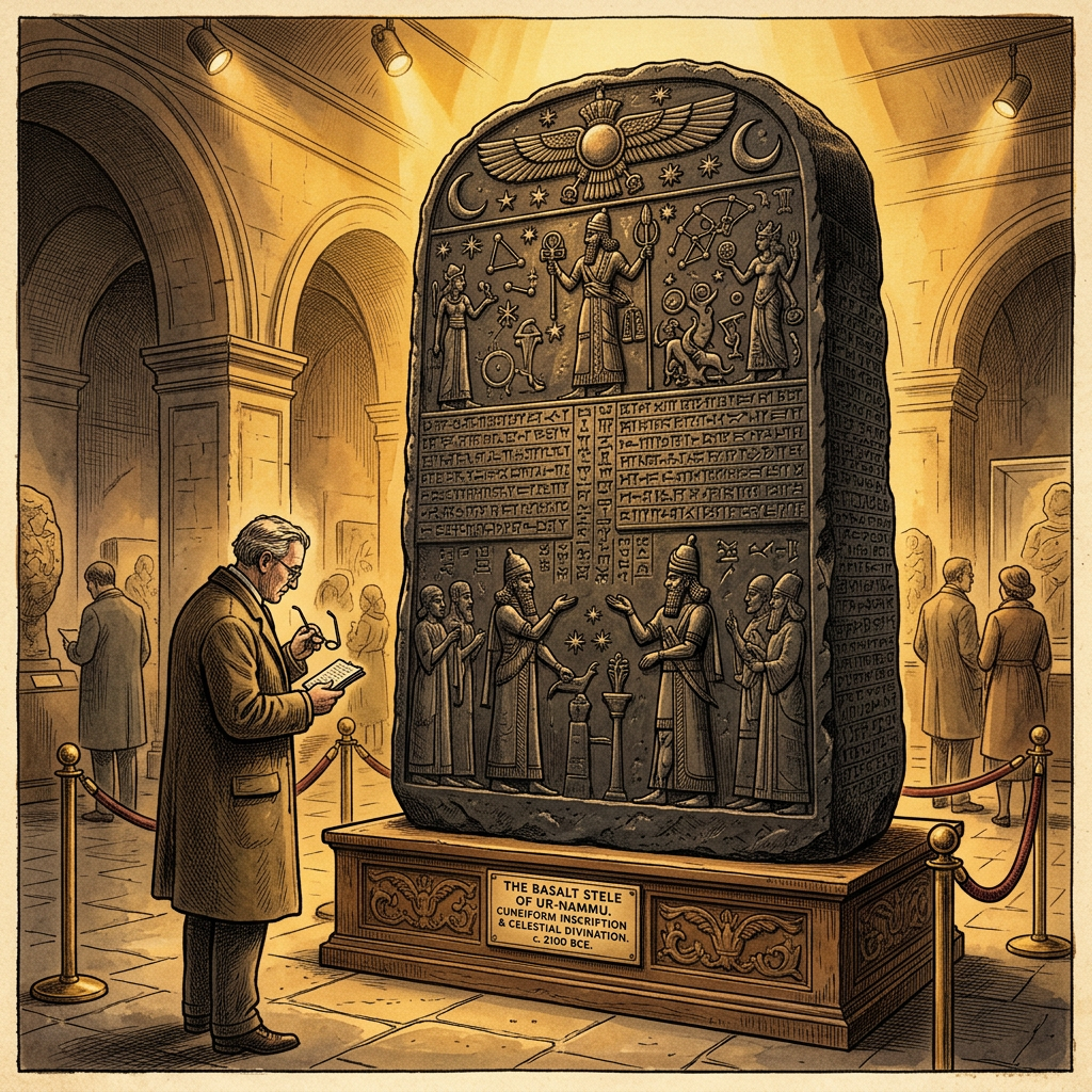 Museum of Fine Arts, Lyon Formally Repatriates Rare 2nd-Millennium BCE 'Babylonian' Boundary Stone to Iraq