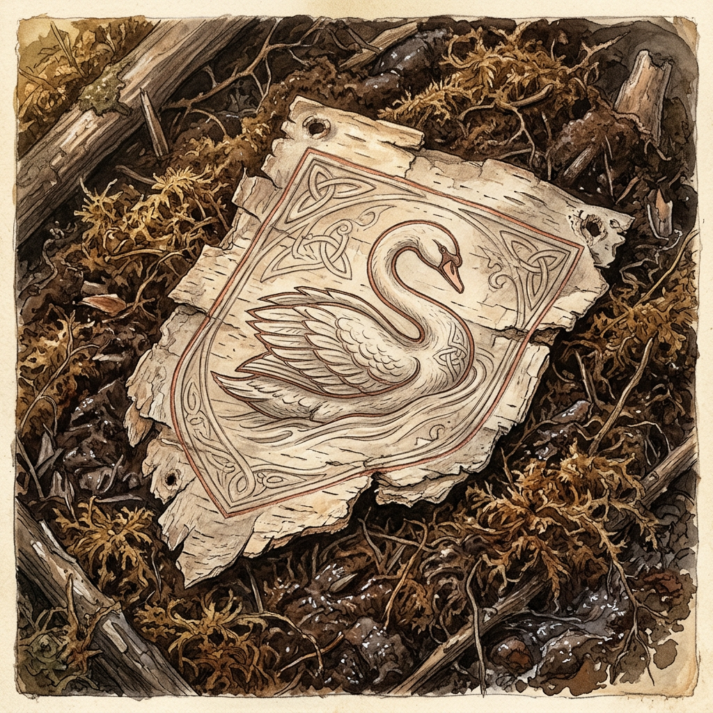 "Cuprite-Lined" Birch-Bark Banners Found in Karelia Reveal 1,500-Year-Old Origins of the 'Midsummer-Swan' Festival