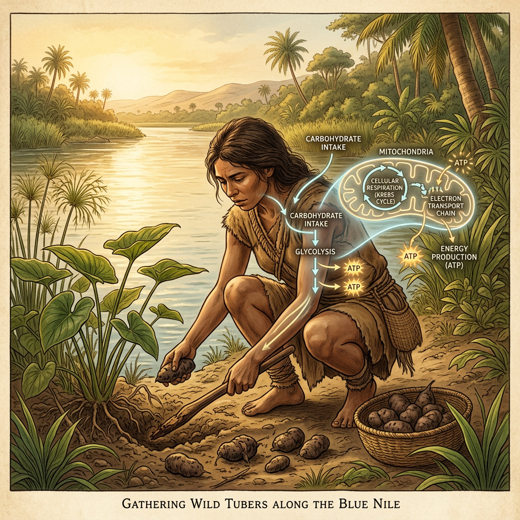 Genomic Study of 12,000-Year-Old Blue Nile Remains Identifies Genetic Adaptation to High-Oxalate Dietary Profiles