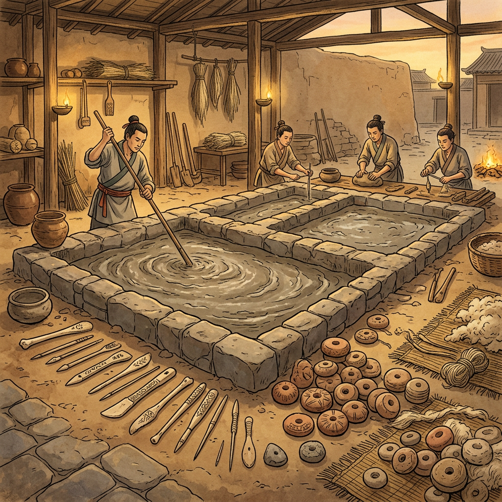 5,000-Year-Old 'Liangzhu Culture' Hemp-Fiber Processing Factory and Intact Stone Retting-Vats Uncovered in Zhejiang