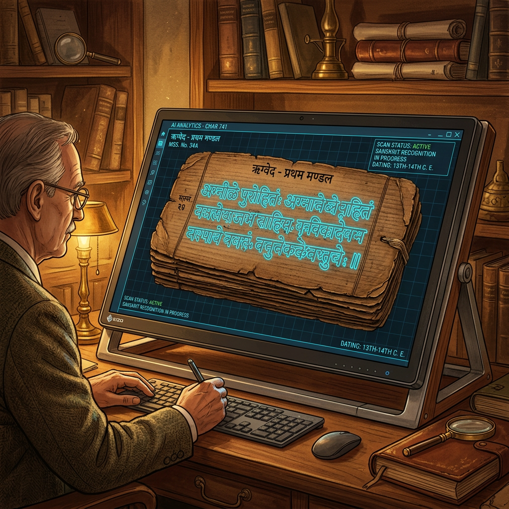 New AI Analysis of 11th-Century 'Prameya-Ratnavali' Fragments in Chennai Reveals Lost Logic on Sensory Perception