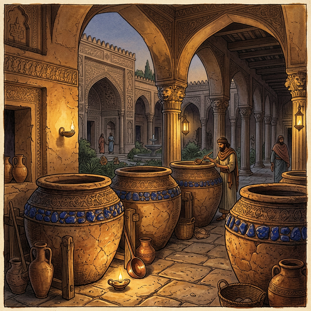 Discovery of 'Lapis-Studded' Rose-Water Fermentation Vats in Ancient Parsa Points to 2,500-Year-Old Roots of the 'Festival of the Pink Mist'