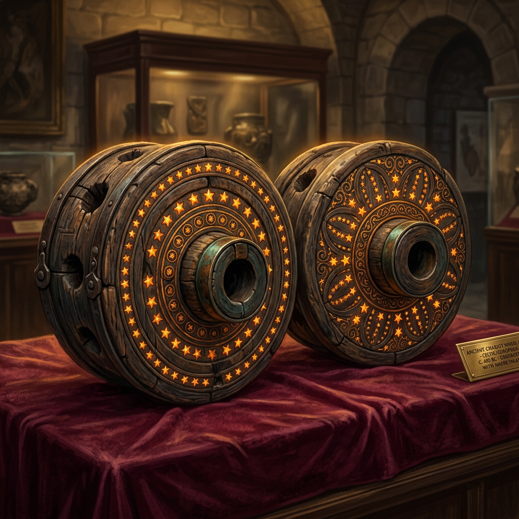 Rare "Amber-Inlaid" Chariot Wheel Hubs Found in Denmark Suggest Origins of Bronze Age Solstice Parades