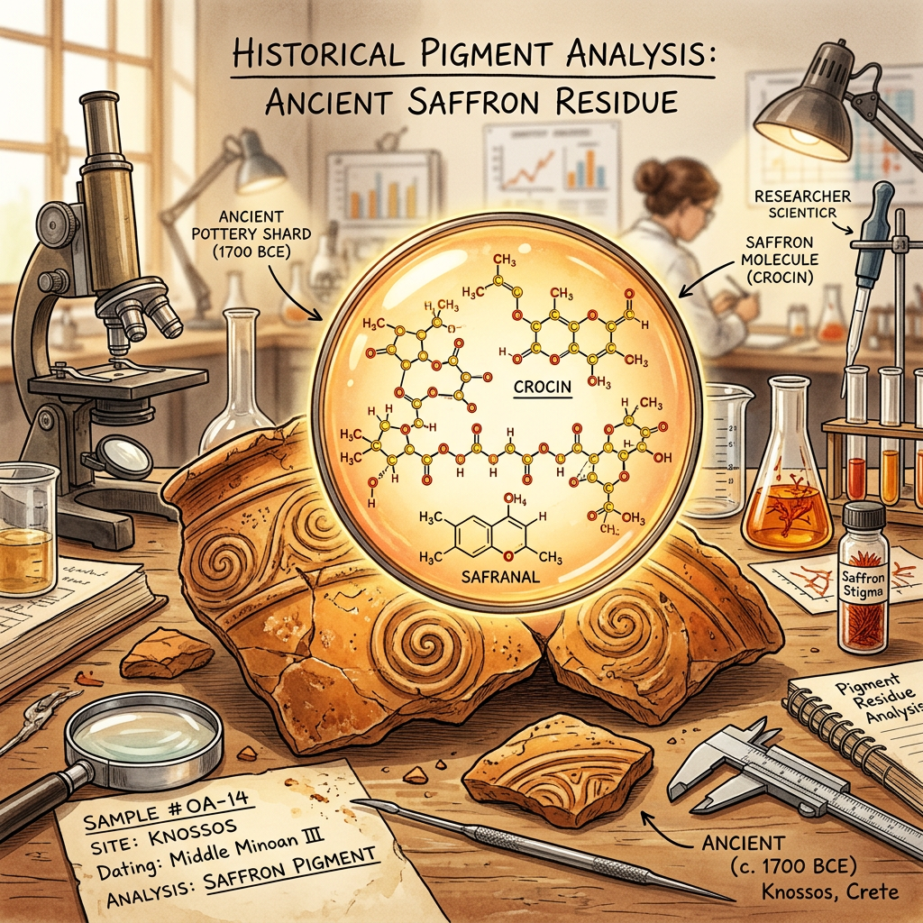 AI Analysis of 3,000-Year-Old 'Ochre Coloured Pottery' (OCP) Residue in Haryana Reveals Early Usage of Saffron-Based Pigments