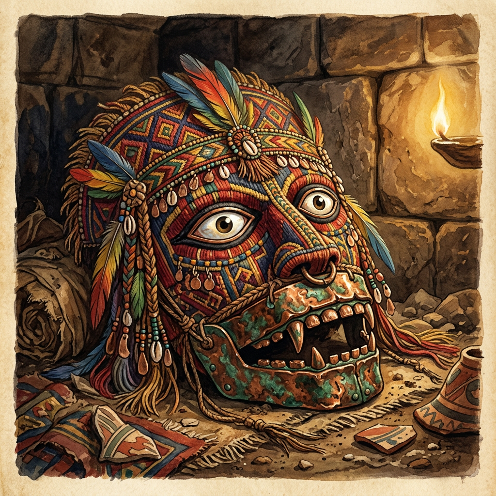 Archaeologists in the Peruvian Andes Uncover First-Ever "Masked Harlequin" Burial Linked to Pre-Inca Performance Festivals