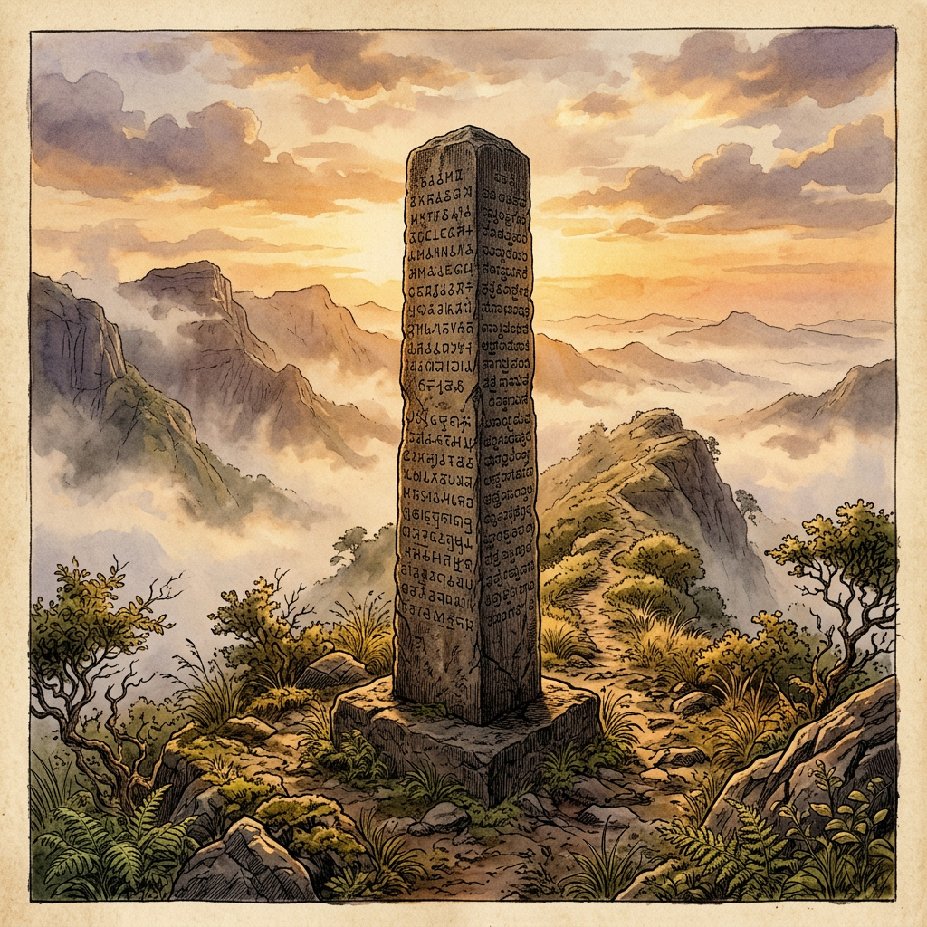 Discovery of 4th-Century BCE 'Dharma-Stambha' Inscriptions in the Western Ghats Outlines the 'Philosophy of Civil Courage'