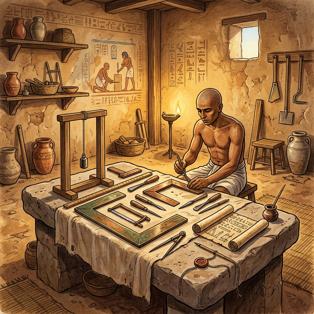 Pristine 3rd-Dynasty 'Royal Architect's' Residence Uncovered at Saqqara Necropolis with Intact Measuring Tools