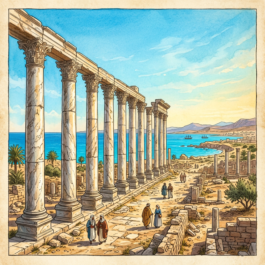 Significant 2nd-Century Roman Temple Dedicated to the Goddess 'Libertas' Unearthed in Leptis Magna, Libya