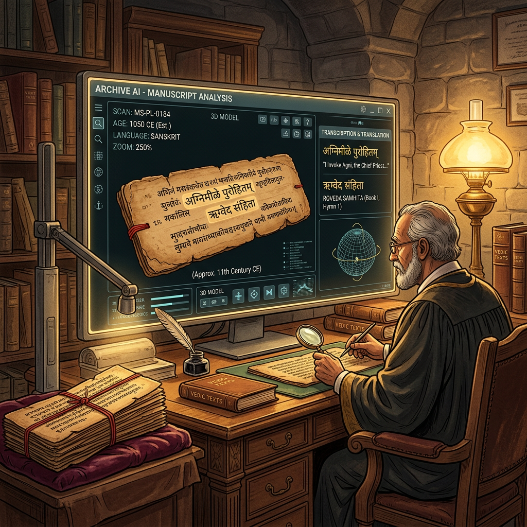 AI Decodes 12th-Century 'Tattva-Sara' Palm Leaves in Odisha Detailing Metaphysics of the Five Elements