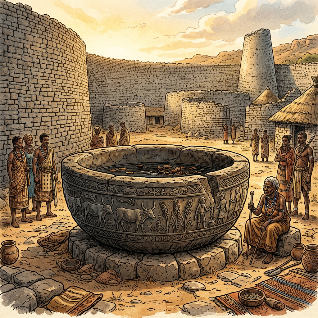 Discovery of 'Soapstone-Carved' Festival Basins at Great Zimbabwe Points to 1,000-Year-Old 'Harvest-Moon' Rituals