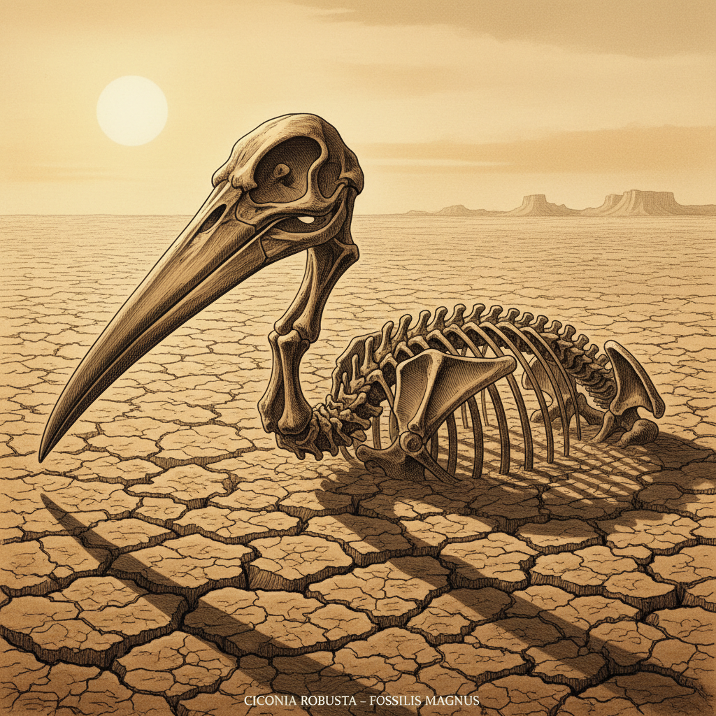 Colossal 15-Million-Year-Old 'Giant Ground-Stork' Fossil with Intact Beak Sheath Identified in the Argentine Gran Chaco