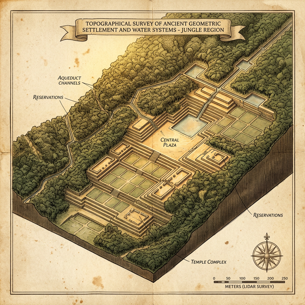 LiDAR Mapping Reveals a Massive 9th-Century 'Maya Vertical Hydro-Acoustic Navigation Grid' and Specialized Sluice-Gated Sound-Beacons in Remote Petén