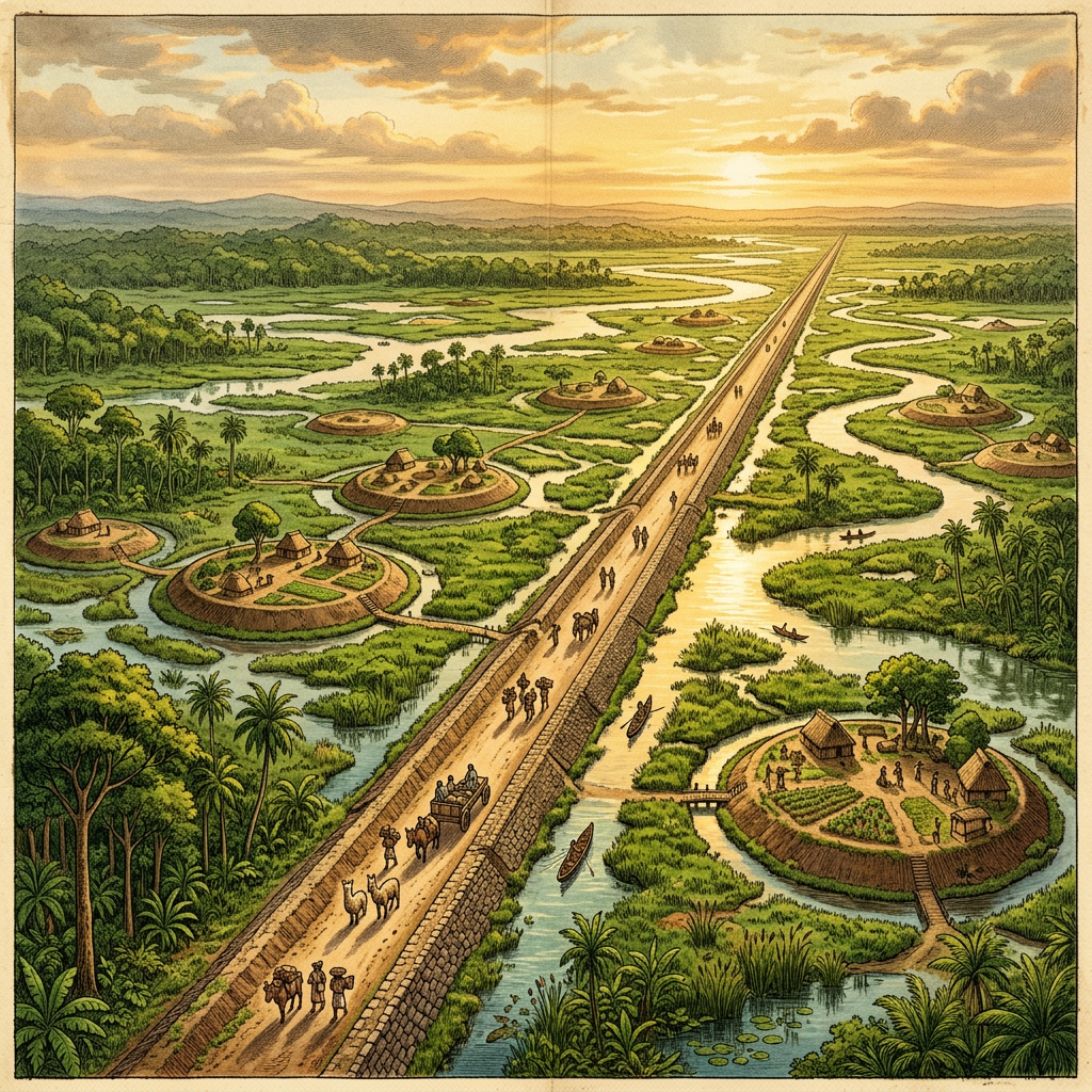 LiDAR Mapping Reveals 2,000-Year-Old 'Raised Stone Road Network' Connecting Ancient Islands in Bolivia's Llanos de Moxos