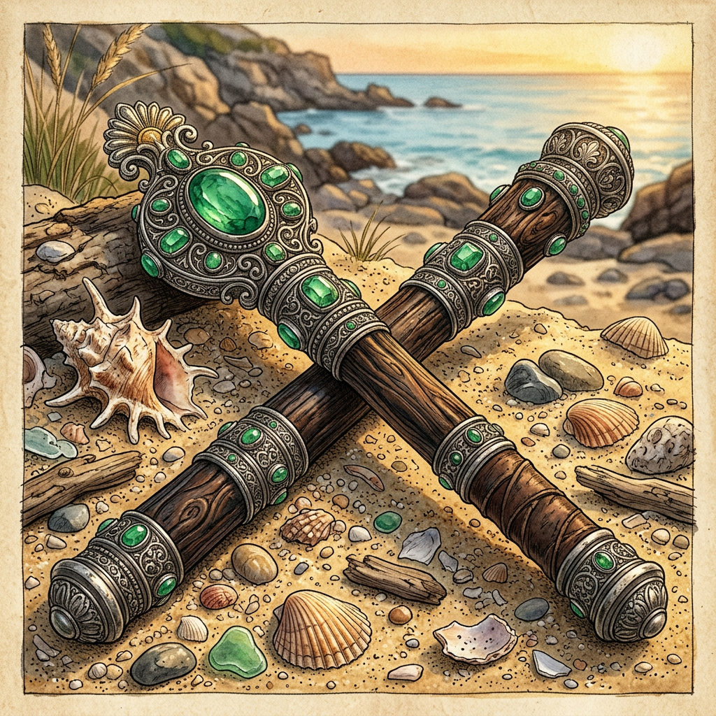 Discovery of 3,000-Year-Old 'Beryl-Inlaid' Cedar Scepters in Ancient Sidon Reveals Logistics of the Phoenician 'Festival of the Silver Sail'