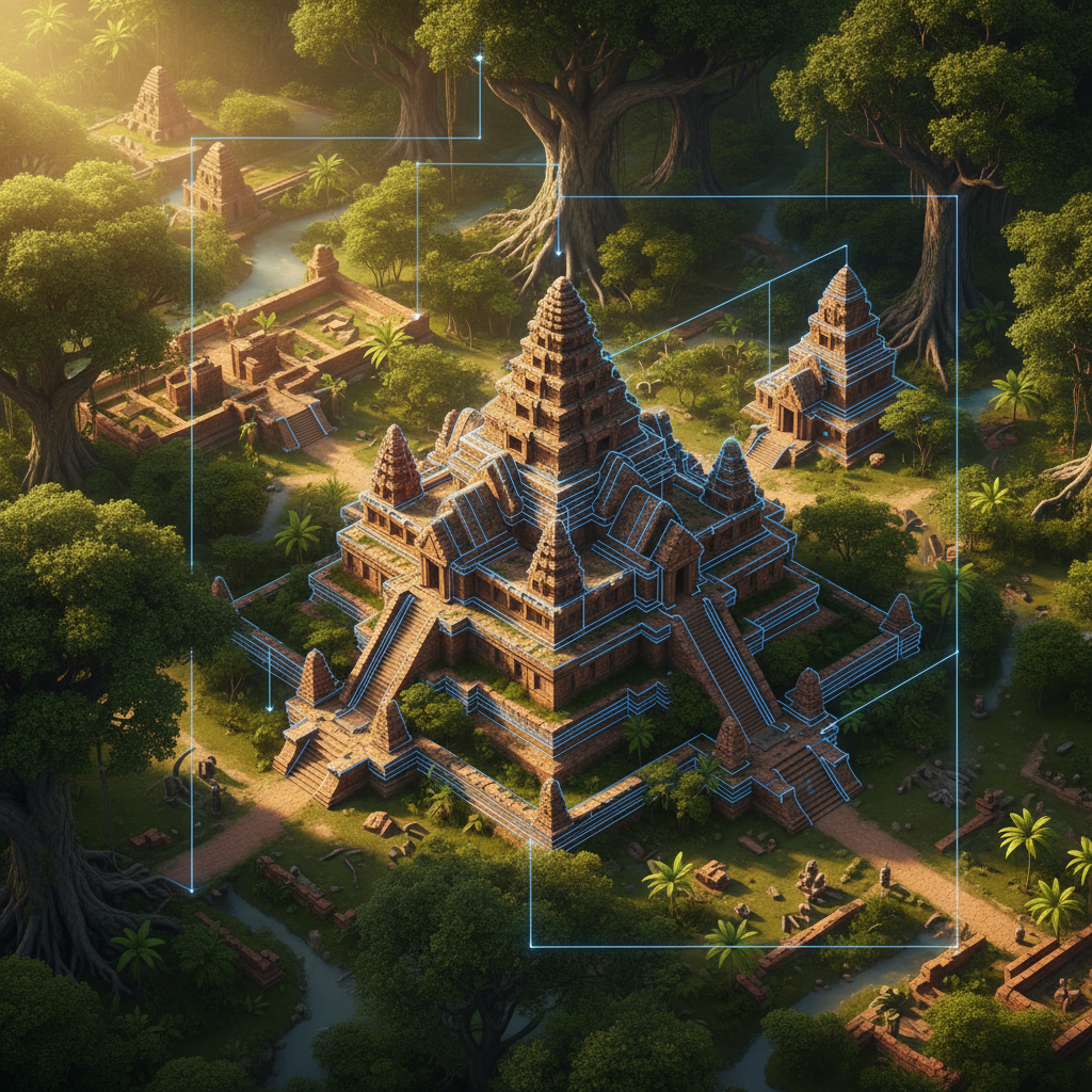 LIDAR Mapping Locates 1,100-Year-Old 'Khmer' Brick Temple Complex Dedicated to the 'Lord of the Clouds' in Cambodia’s Remote Koh Kong Province