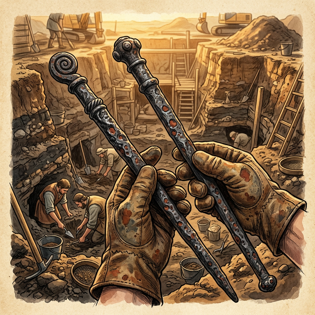 'Hematite-Dotted' Iron Scepters Uncovered in South Africa Reveal 1,400-Year-Old Roots of 'Festival of the Lightning-Bird'