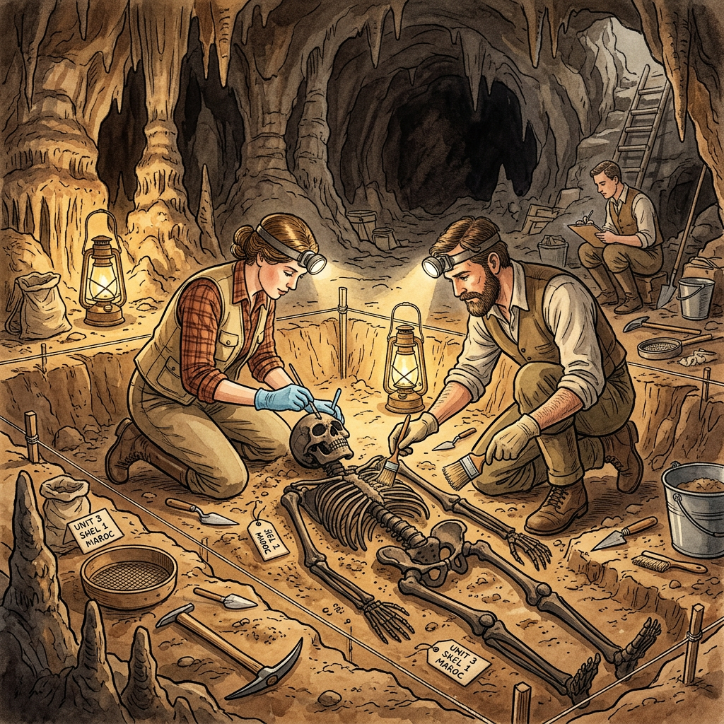 Ancient DNA Study of a 15,000-Year-Old Burial in North Africa Reveals Surprising Links to Mediterranean Groups