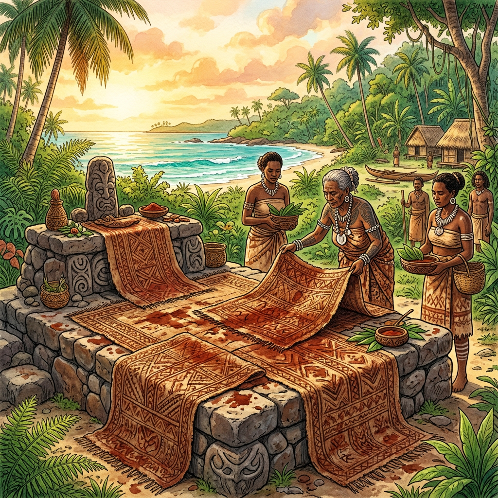 3,500-Year-Old "Ochre-Stained" Burial Shrouds in Vanuatu Reveal Origins of Lapita Ancestor-Greeting Festivals