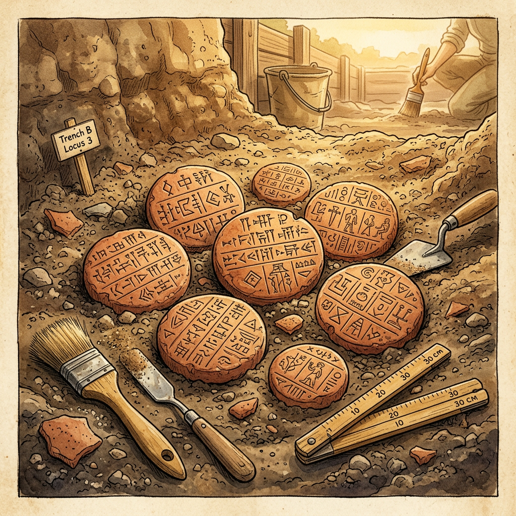 6th-Century BCE 'Kala-Dharma-Setu' Tablets Discovered in the Upper Ganges Basin Detail the 'Philosophy of Temporal Ethics'