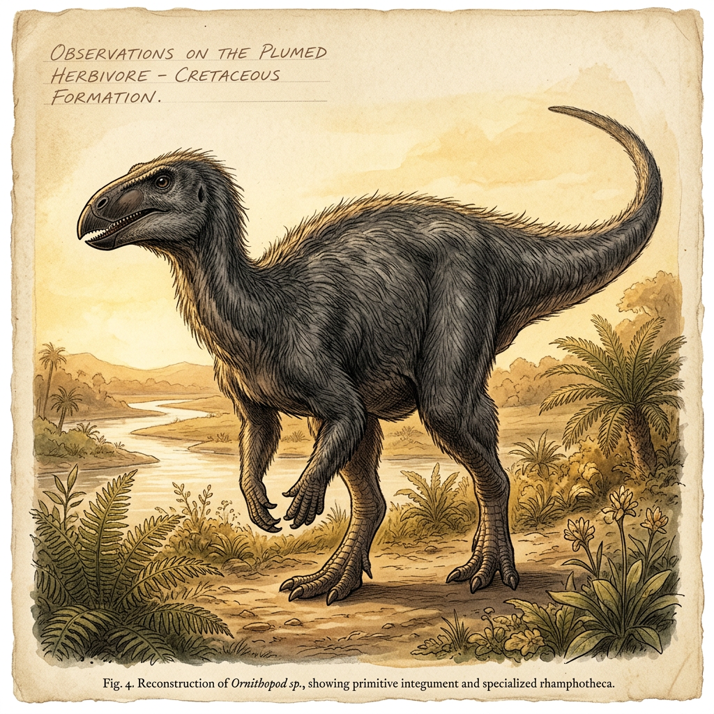 Fossilized Remains of a 130-Million-Year-Old 'Feathered Iguanodontian' Species Identified in Inner Mongolia