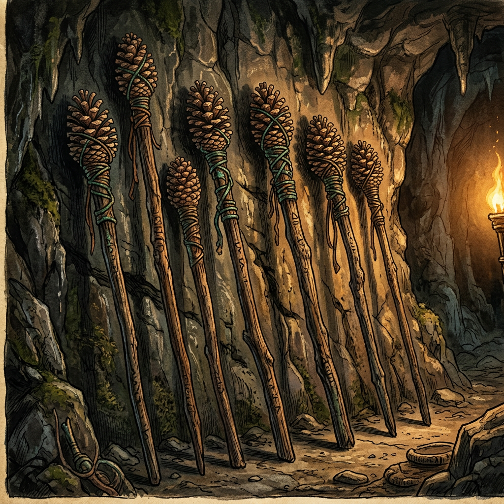 ‘Copper-Bound Pinecone Thyrsi’ Found in Alpine Cave Reveal 2,200-Year-Old Roots of the ‘Festival of the Forest Awakening’