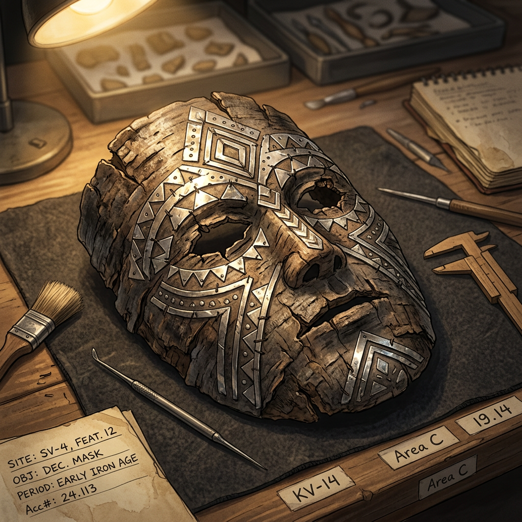 'Tin-Inlaid' Birch-Bark Masks Discovered in Sweden Reveal 1,500-Year-Old Roots of 'Midwinter-Light' Festivals