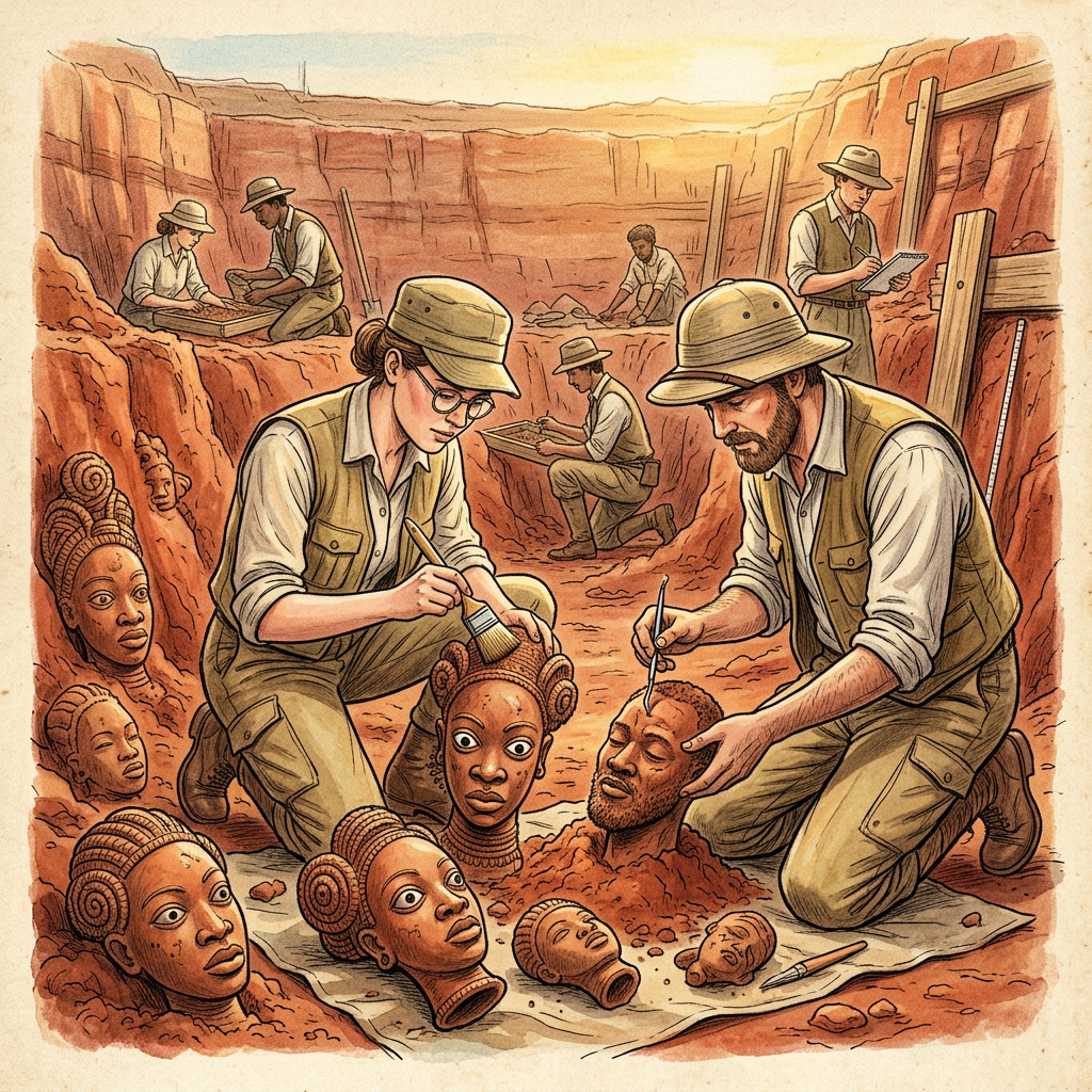 Nok Culture 'Ceremonial Cache' Found in Nigeria Reveals Earliest Evidence of Commemorative Masking Festivals