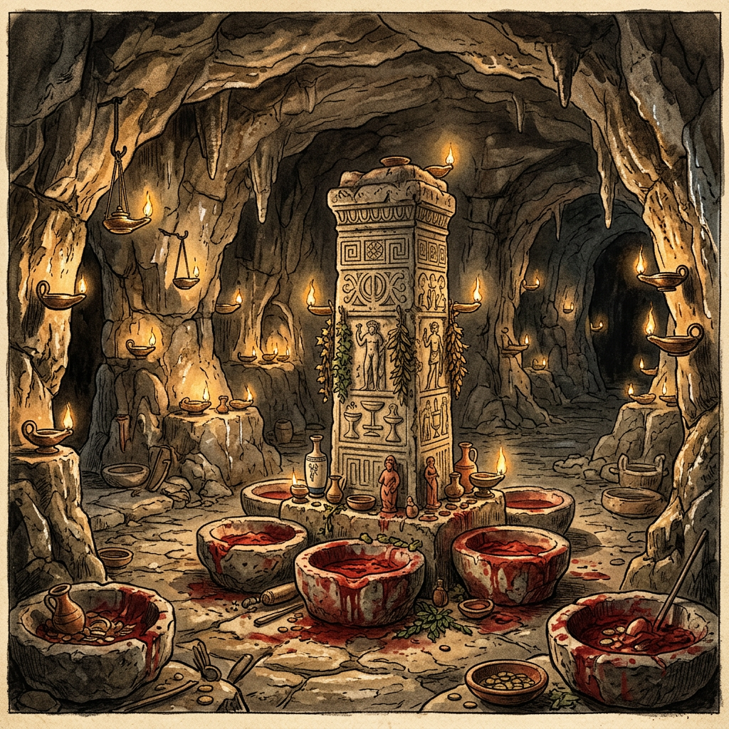 "Cinnabar-Lined" Ritual Grotto Uncovered in the Peloponnese Reveals 3,000-Year-Old Roots of 'Festival of the Mountain-Pine'