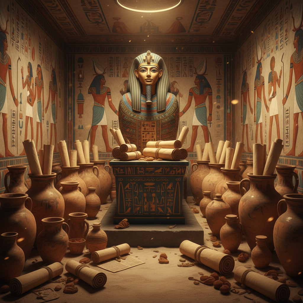 Unlooted 17th-Dynasty 'Overseer of Foreign Trade' Sarcophagus Uncovered in Abydos with Indian Ocean Cargo Ledgers