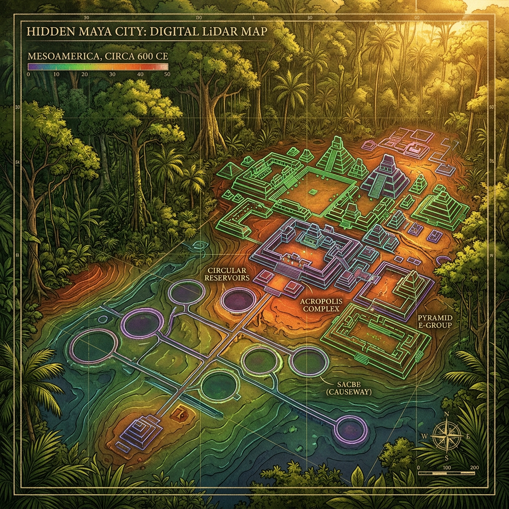 LiDAR Mapping Identifies a Sprawling 1,100-Year-Old 'Subterranean Reservoir Network' and Cave Temples in the Northern Puuc Region