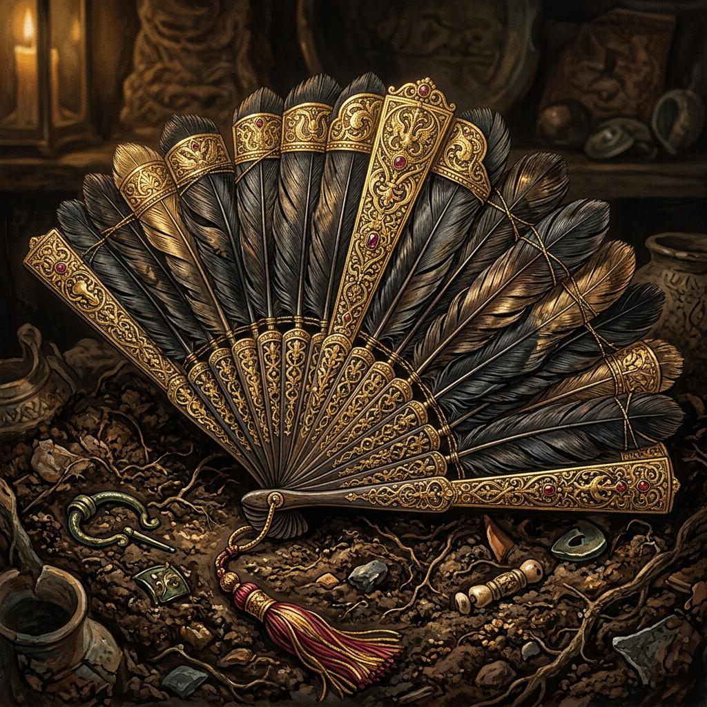 Rare 2,500-Year-Old 'Feather-and-Gold' Ritual Fans Found in Scythian Burial Suggest Origins of 'Wind-Greeting' Rites