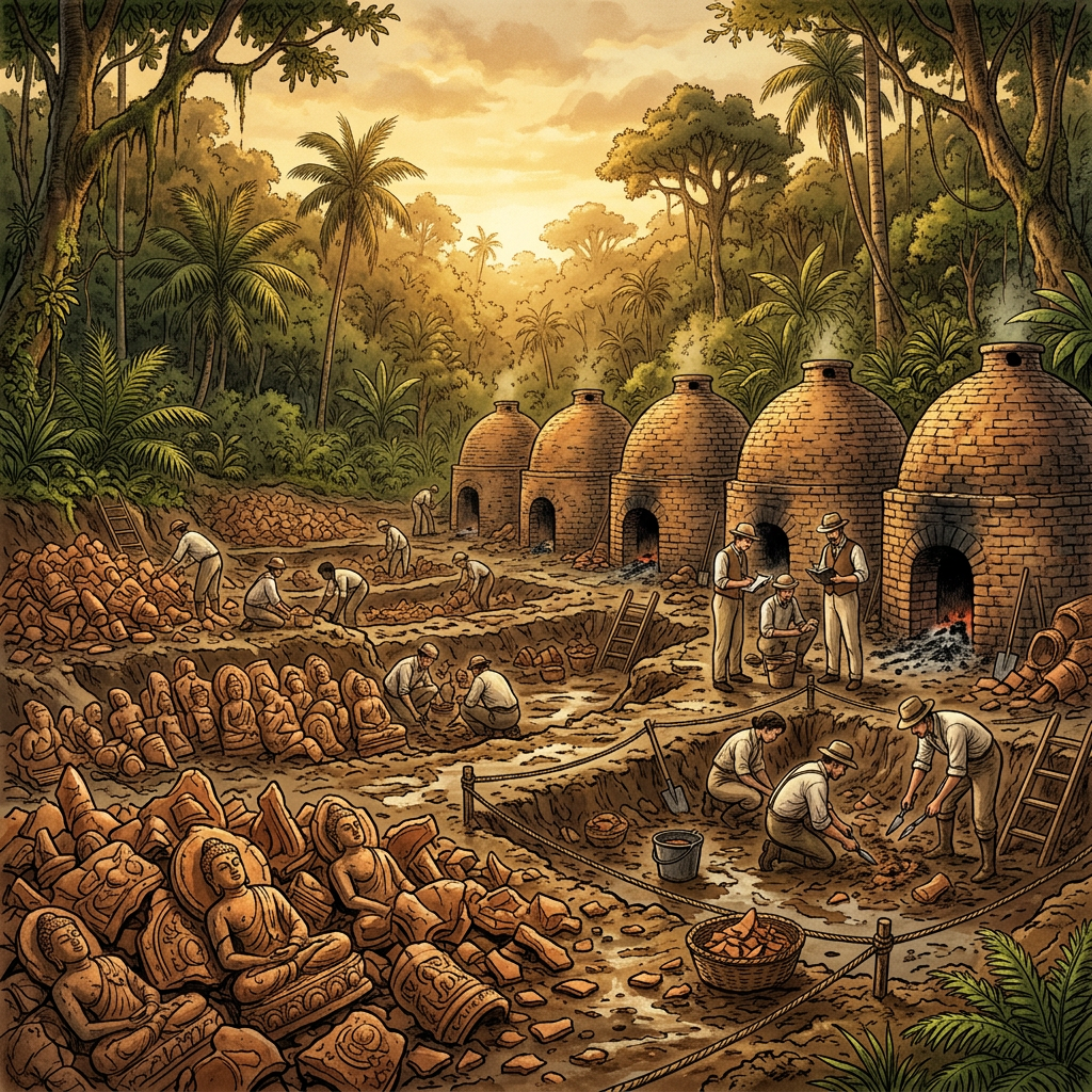 Pristine 9th-Century 'Pala Dynasty' Bronze-Working Hub Uncovered in the Sunderbans Reveal Global Export Scale