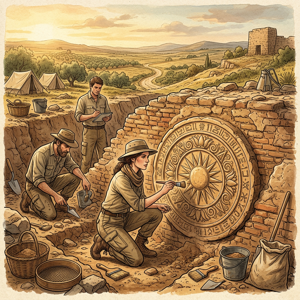 Rare 4th-Century 'Salankayana' Dynasty Temple Dedicated to the Sun-God Uncovered in Andhra's Coastal Eluru Region