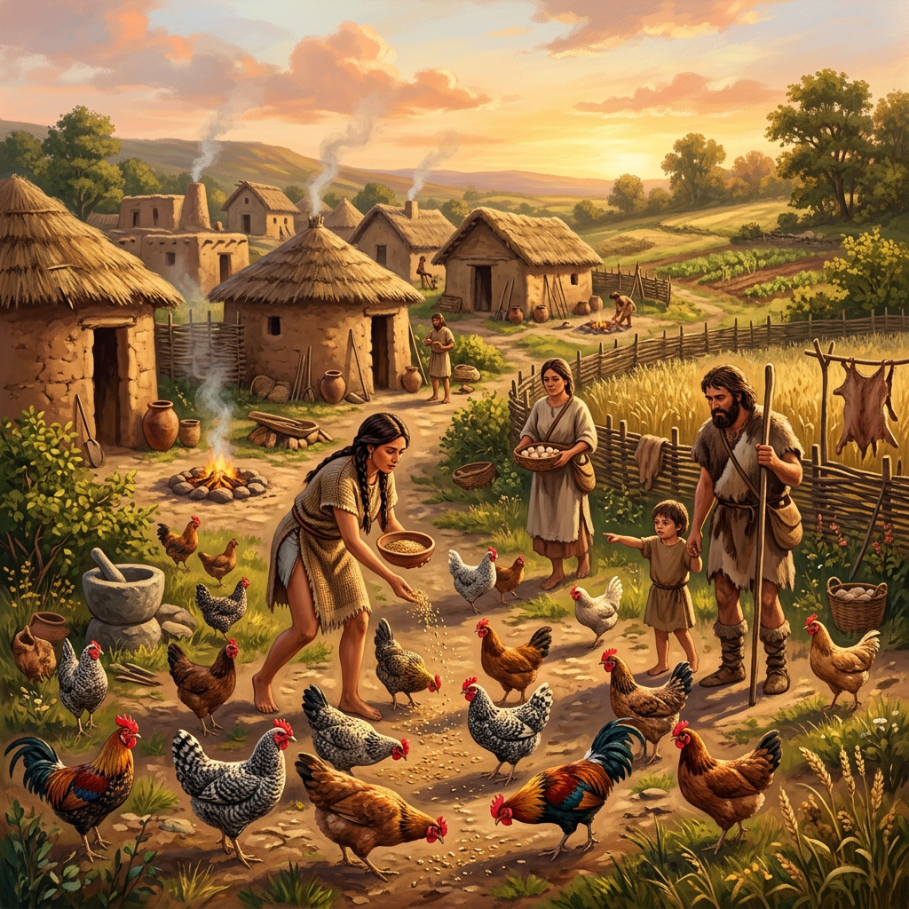 Ancient DNA Study Traces the Genetic Origins of Domesticated Chickens in South Asia back to the Neolithic Period