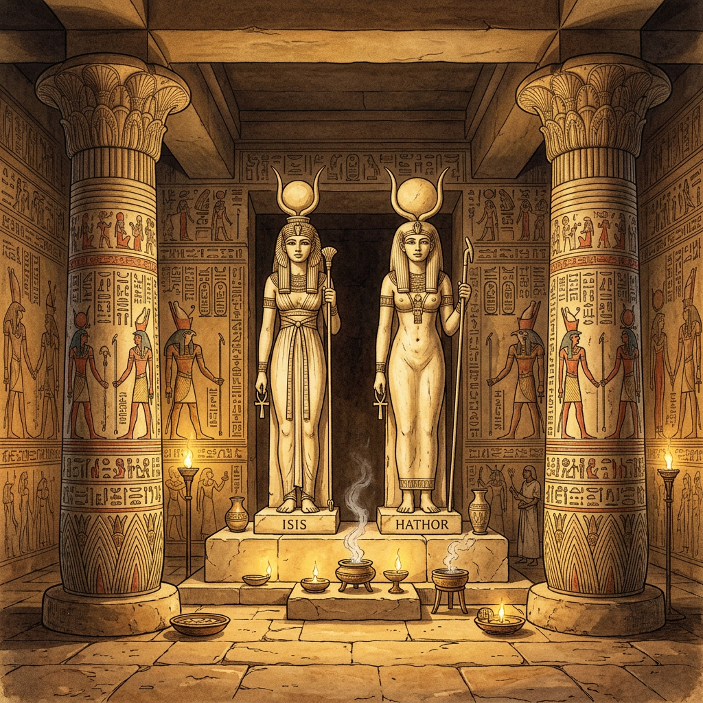 Archaeologists Unearth 2,200-Year-Old Ptolemaic 'Temple of the Two Sisters' Featuring Intact Statuary of Isis and Nephthys in Egypt’s Faiyum Oasis