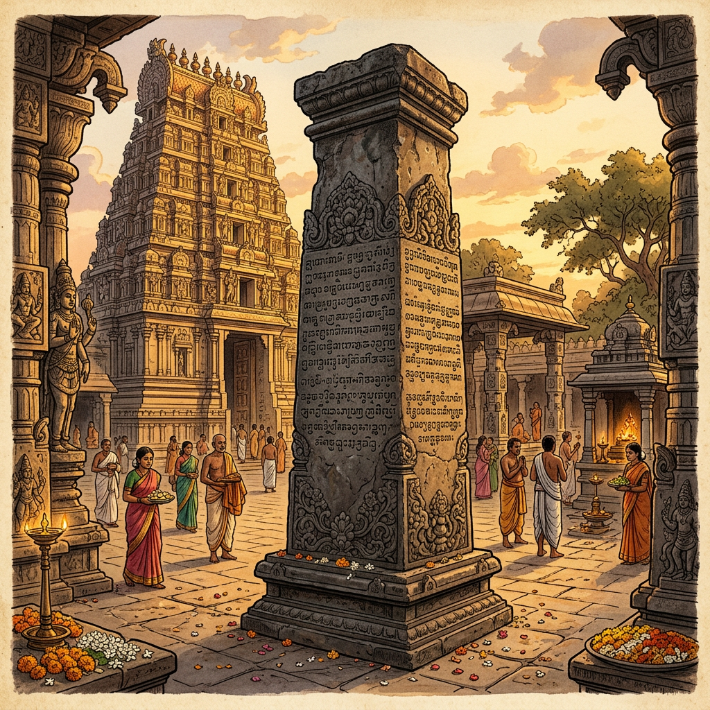 8th-Century 'Karuna-Darshana' Inscriptions in Kanchipuram Reveal Early Synthesis of Vedic and Tamil Ethics