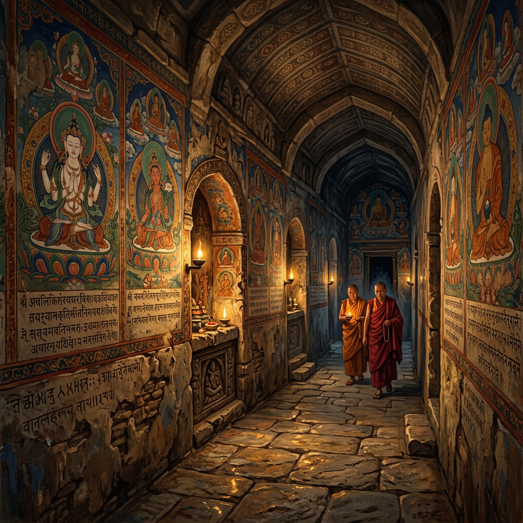 Rare 8th-Century 'Pala-Era' Buddhist-Sanskrit Stucco Murals Discovered in a Hidden Monastery in Jharkhand