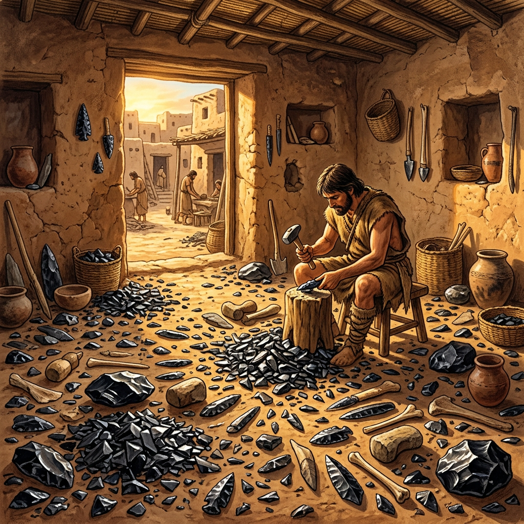 9,500-Year-Old 'Neolithic Artisan Quarter' Uncovered at Çatalhöyük Reveals World's Earliest Specialized Obsidian Guild
