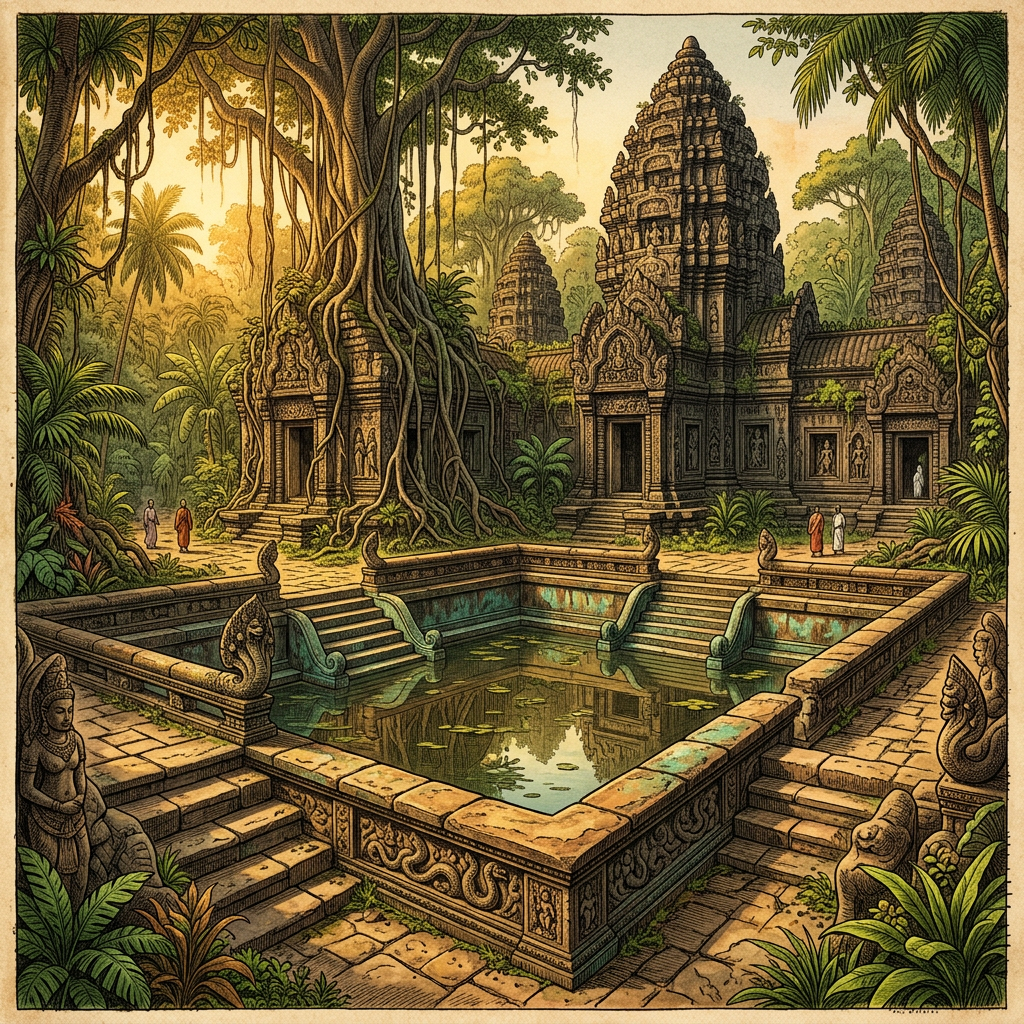 Rare 10th-Century 'Shilahara' Dynasty Shiva Temple Featuring Intact 'Bronze-Lined' Ritual Cisterns Discovered in Maharashtra’s Kolhapur Forest