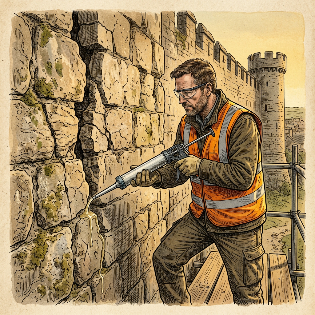 Breakthrough 'Snail-Slime' Bio-Grout Deployed to Stabilize Medieval Fortifications on the Island of Rhodes
