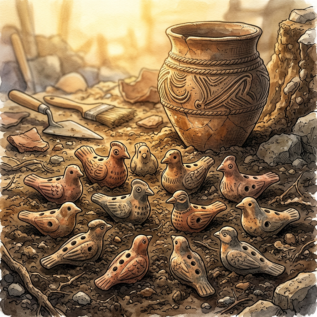 Excavation of 'Clay-Flute' Cache in Hokkaido Reveals 4,000-Year-Old Roots of Seasonal 'Wind-Calling' Festivals