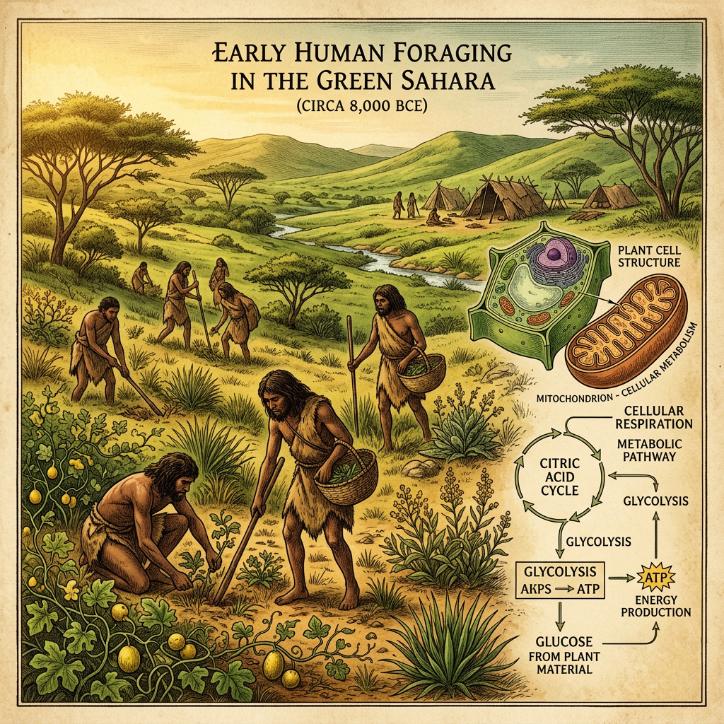 Genomic Analysis of 11,000-Year-Old 'Nile-Sahara' Remains Identifies Earliest Genetic Selection for Resilience to Endemic High-Oxalate Desert Flora