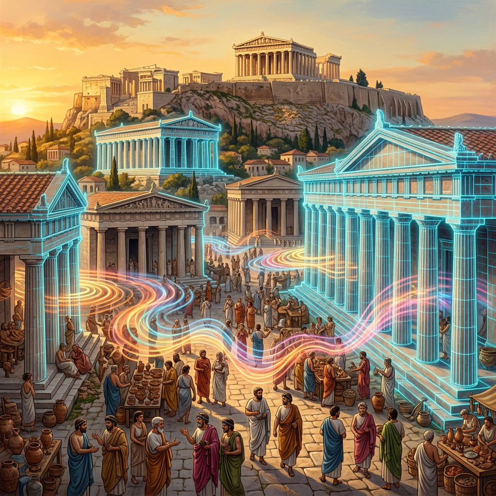 Project 'Echoes of the Agora': AI Acoustic Reconstruction Maps the Soundscape of 5th-Century BCE Athens