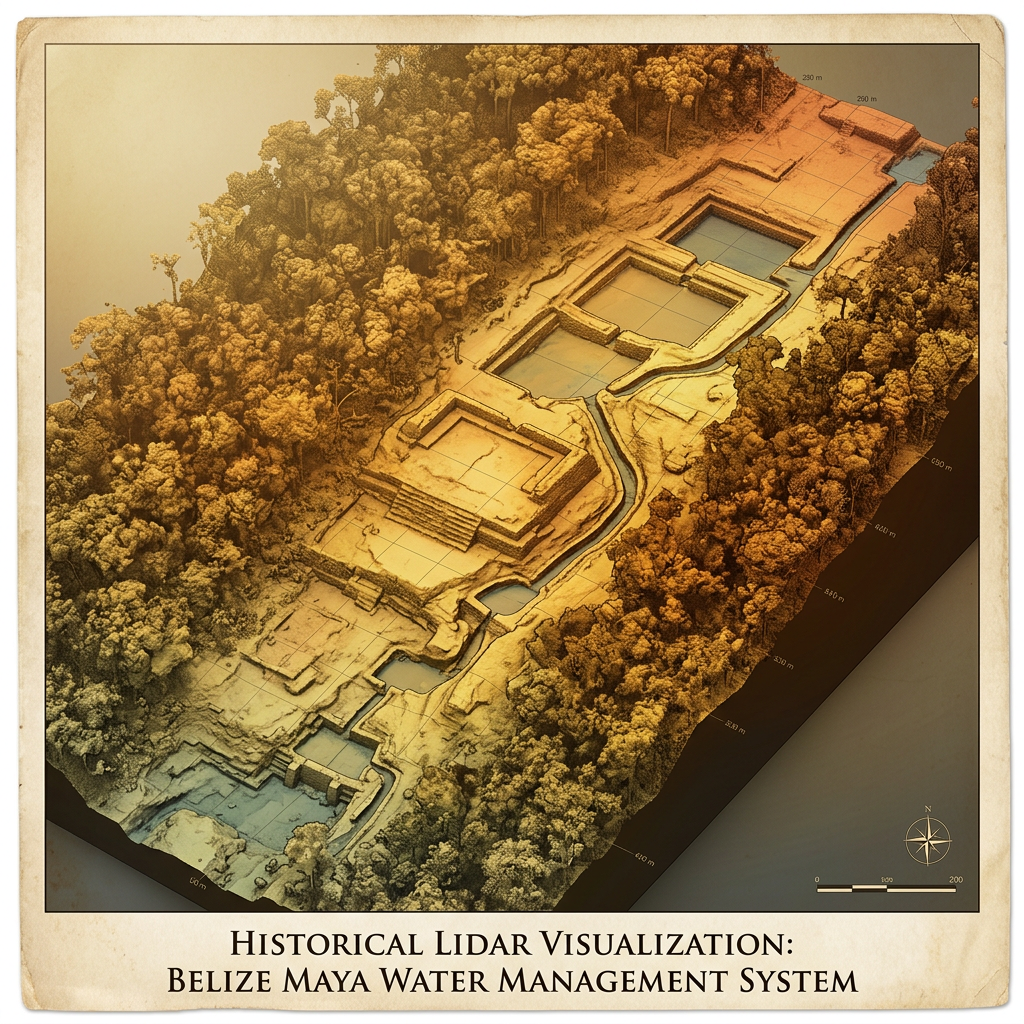 LiDAR Survey Identifies 1,200-Year-Old 'Maya Vertical Hydro-Power Grids' and Specialized Sluice-Gated Mills in Remote Belize
