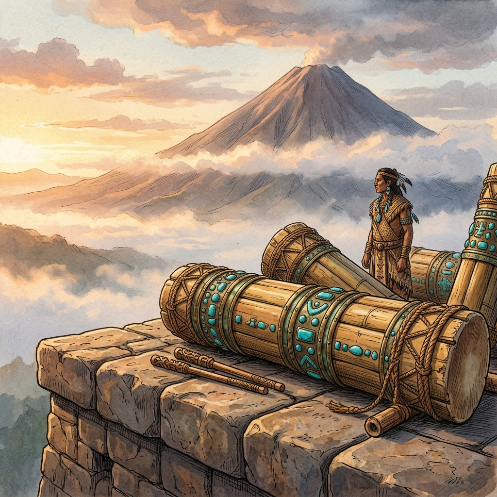 Excavation of 3,500-Year-Old 'Turquoise-Studded' Bamboo Drums in Lombok Highlands Points to Ancient 'Festival of the Volcanic Breath'