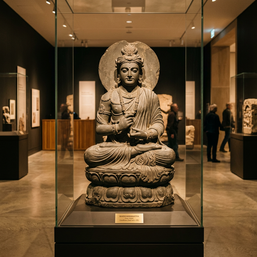 Dallas Museum of Art Formally Repatriates Rare 3rd-Century 'Gandhara' Bodhisattva Statuary to Pakistan